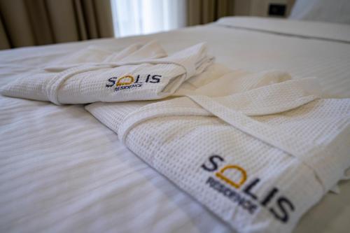 Solis Residence Aparthotelにあるベッド
