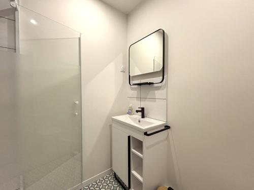 Ένα μπάνιο στο Appartement