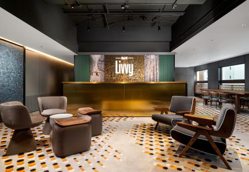 Motto by Hilton Hong Kong Sohoにあるシーティングエリア