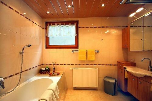 Koupelna v ubytování Panoramablick Ferienwohnung Schiestl