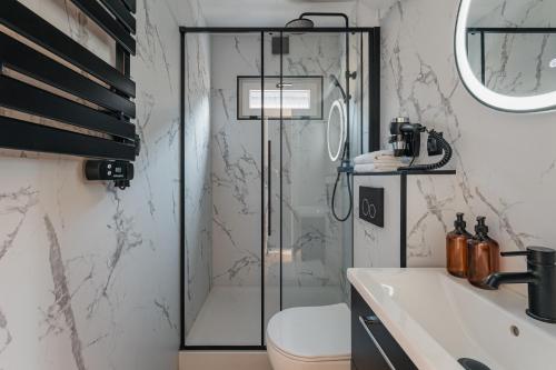 Et badeværelse på Rewita Mielno Harmonia