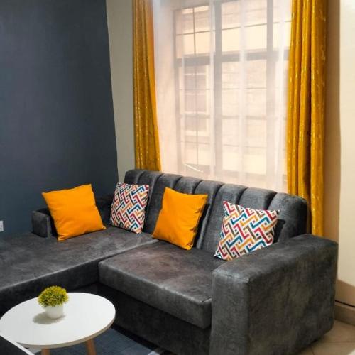 Χώρος καθιστικού στο Cozy Haven
