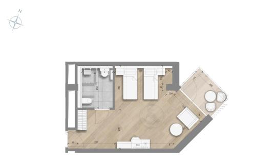 a floor plan of a house at PINEA Resort in Pobierowo