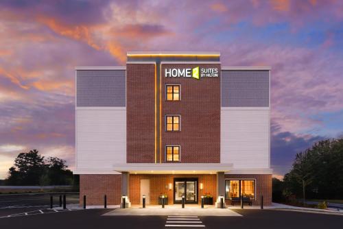a building with a home sites sign on it at Home2 Suites By Hilton Kittery in Kittery