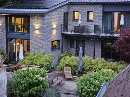 Κήπος έξω από το Hey Spreewald Ferienapartments