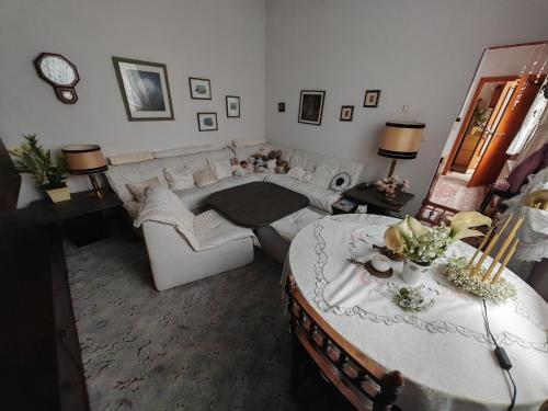 Гостиная зона в Gemütlicher ruhiger Bungalow auf der Frechener Fußgänger Zone