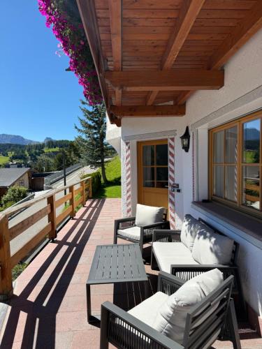 Balkón nebo terasa v ubytování La Funtana