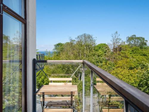 a view from the balcony of a house at Apartment Bena - 150m from the sea by Interhome in Dronningmølle
