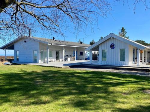 Bygningen som feriehuset ligger i