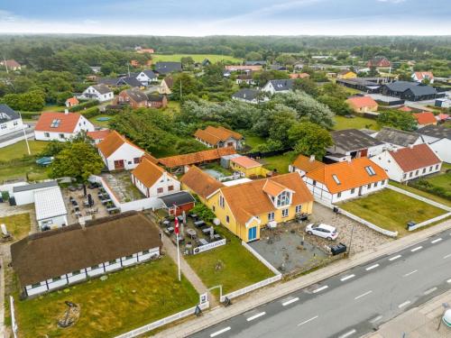 an aerial view of a small town with houses at Holiday Home Bedri - 100m from the sea by Interhome in Læsø