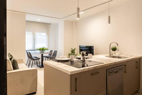 Η κουζίνα ή μικρή κουζίνα στο Royar Apartamentos