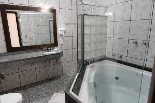 Koupelna v ubytování Pousada Porto dos Casais