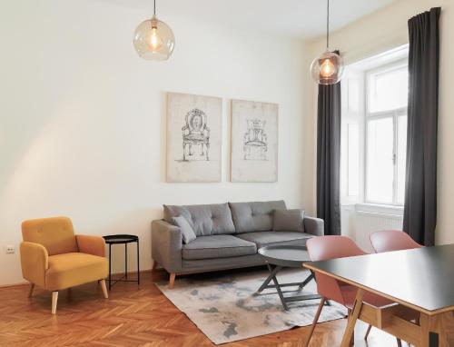 Posezení v ubytování HeyMi Apartments Stolberggasse