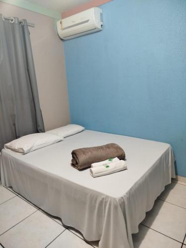 Кровать или кровати в номере Hotel Porto Amazônia