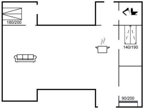 a schematic diagram of the experimental apparatus at Holiday Home Mira - 500m from the sea by Interhome in Gedser