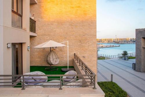Luxury chalet in Marina Marassi Marina view