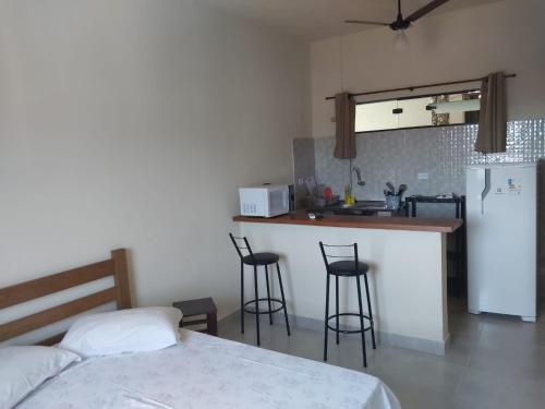 Køkken eller tekøkken på Suítes XIBAYKA