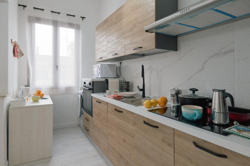 Dapur atau dapur kecil di Affittacamere La Violica