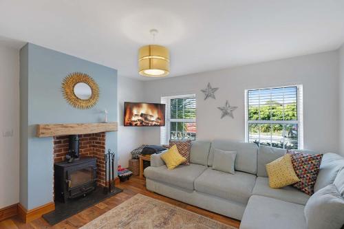 Istumisnurk majutusasutuses Seven Space - Pilgrims Rest, Cottage in Bacton