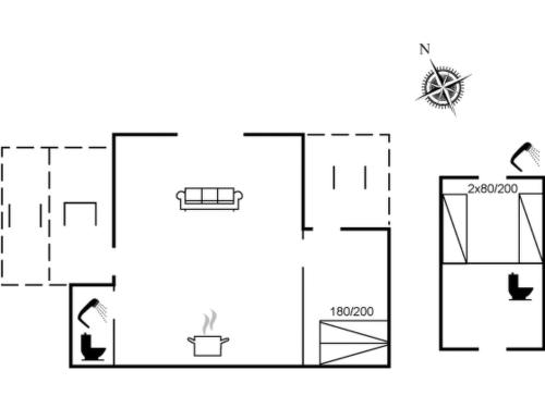 Půdorys ubytování Holiday Home Ofrath - 5m from the sea by Interhome