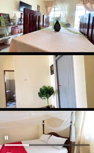 Una cama o camas en una habitación de KMM Guest House