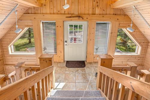 Μπαλκόνι ή βεράντα στο Harlequin Haven in Boulder Junction WI