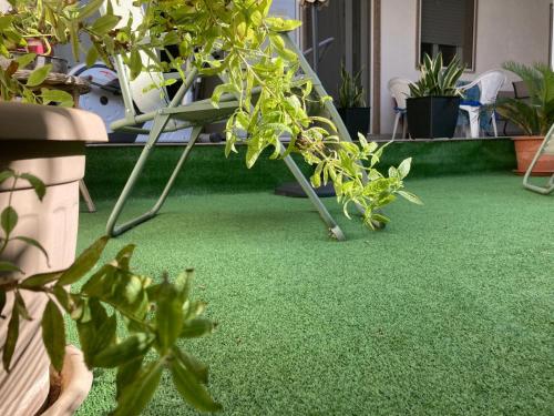 Jardín al aire libre en Almarea open space di Sulemmari