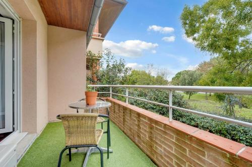 Le Jardin des Muses - T3 climatisé avec terrasse, Piscine et Parking