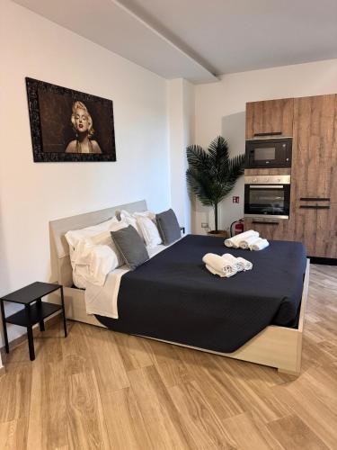 Η κουζίνα ή μικρή κουζίνα στο Suites Dreams Fiumicino River