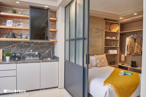 Cuisine ou kitchenette dans l'établissement Stayhere Casablanca - Gauthier 2 - Contemporary Residence