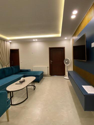 Zona de estar de Family Suite with view