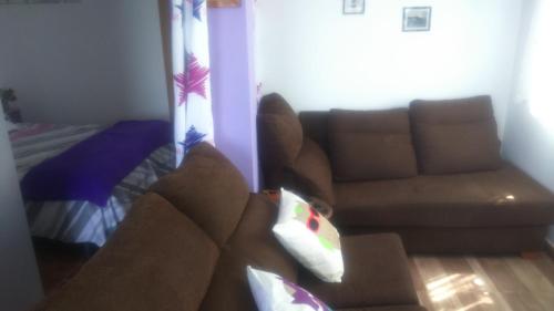 Ruang duduk di Apartamentos Labana