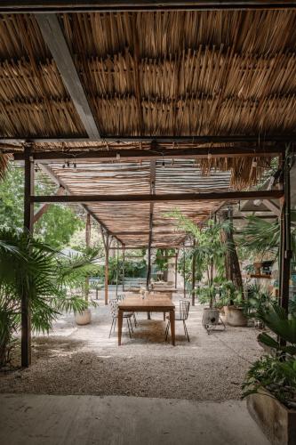 Ein Garten an der Unterkunft Escentrike Hostal