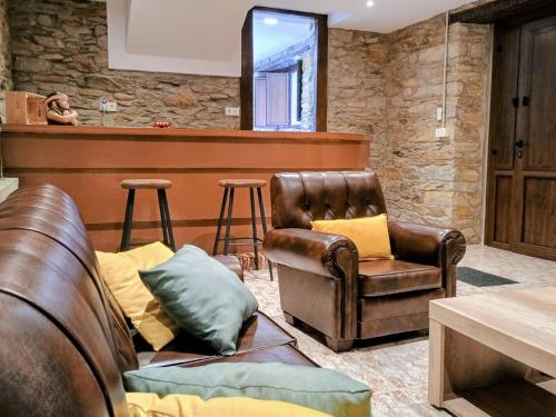 Χώρος καθιστικού στο Casa Piñera Cudillero
