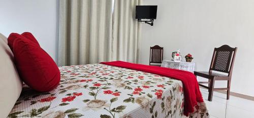 Postel nebo postele na pokoji v ubytování Hotel Praia do Conde