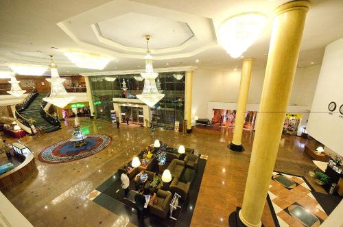 an overhead view of a lobby of a building at Park Avenue Hotel Sungai Petani in Sungai Petani