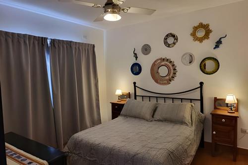 Postel nebo postele na pokoji v ubytování CASAS Viñedos de Cafayate Alquiler Temporario