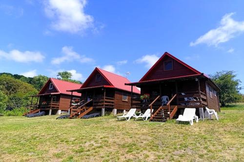 Wooden House in Lubin by Lake Wicko