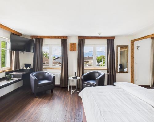 Una cama o camas en una habitación de S'Matt