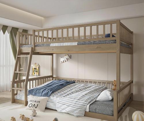 Ένα ή περισσότερα κρεβάτια σε δωμάτιο στο Downtown 1 mi Sleeps 6 wRooftop 3BR 4BED New built Modern Stylish Luxury