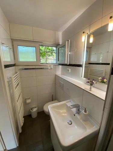 Ванная комната в Gemütliches und komfortables Studio in Frankfurt