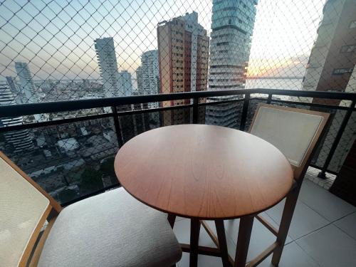 Balkón nebo terasa v ubytování Apartamento Premium COP 30 andar Alto- Melhor localização de Belém com Vista da Baía do Guajará