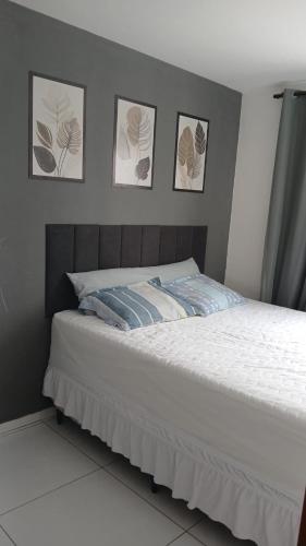 Cama o camas de una habitación en Campina Grande