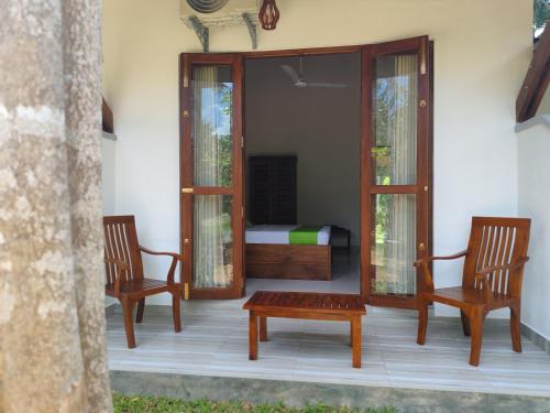 Zona de estar de Sekkugala Villa