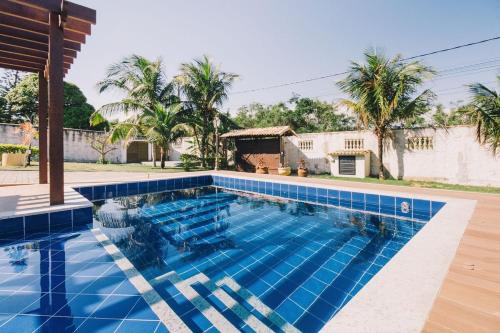 Kolam renang di atau dekat dengan Casa na Ferradura com Piscina