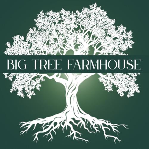 a tree with the words big tree farm house at Big Tree Farmhouse in Rathdowney