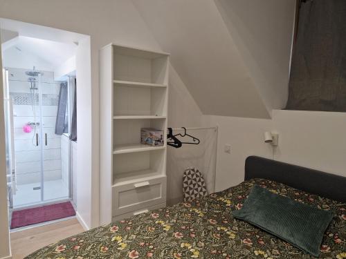Bilik mandi di Appartement duplex hypercentre