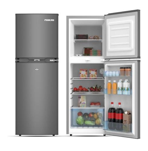 an open refrigerator with its door full of food and drinks at Private luxury stay Abudhabi - Check out 2 pm in Abu Dhabi