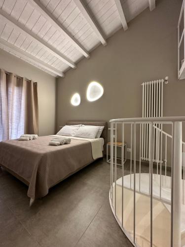 Postel nebo postele na pokoji v ubytování House Spa Palermo