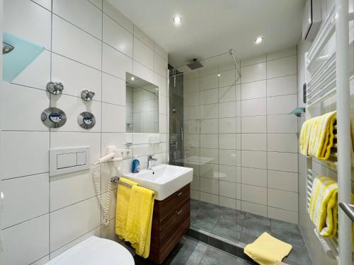 Ένα μπάνιο στο Hüttenzauber, Montana Haus